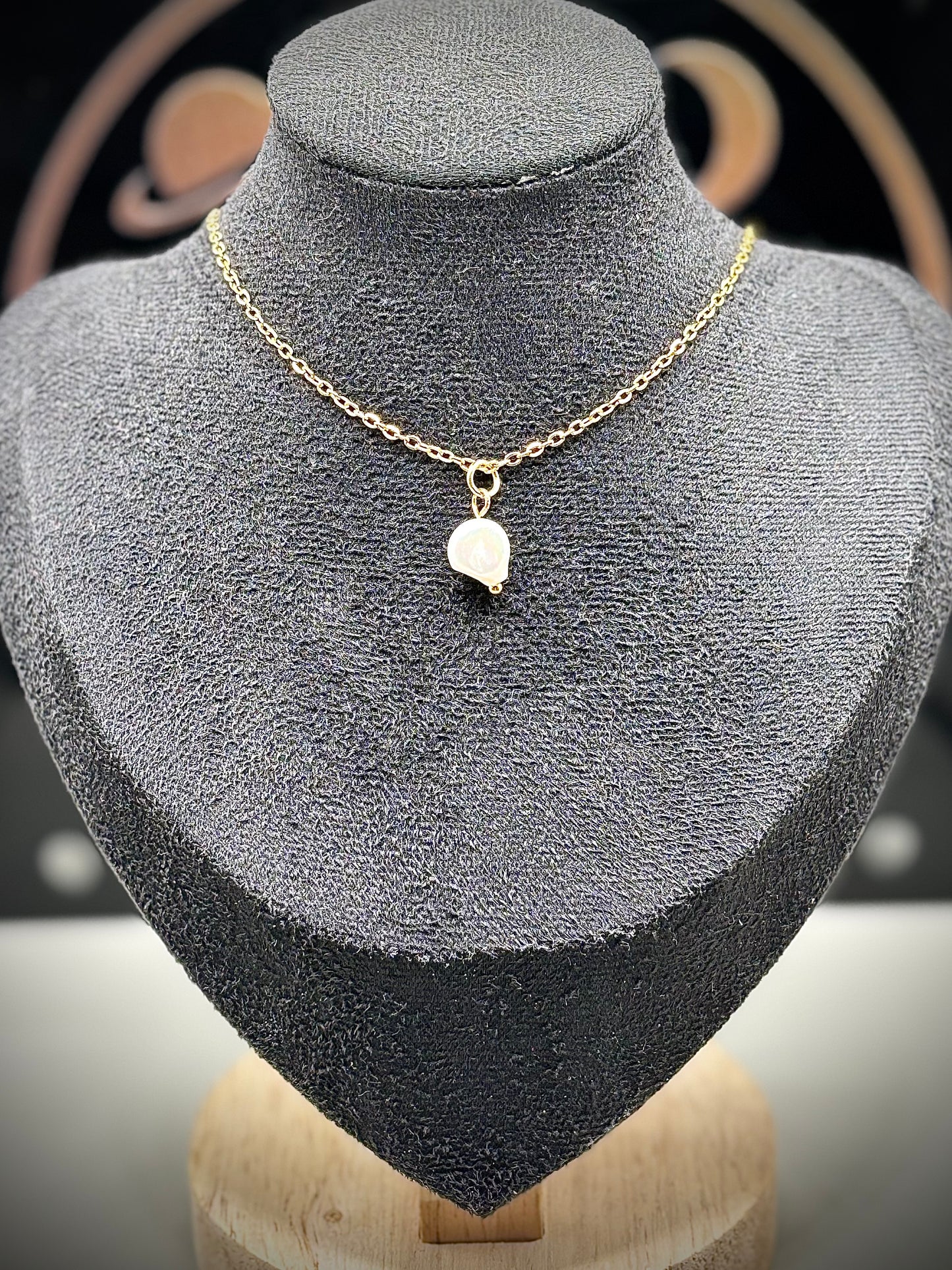 Дамско колие с Речна Перла | Код: Нежност и Ефирност
