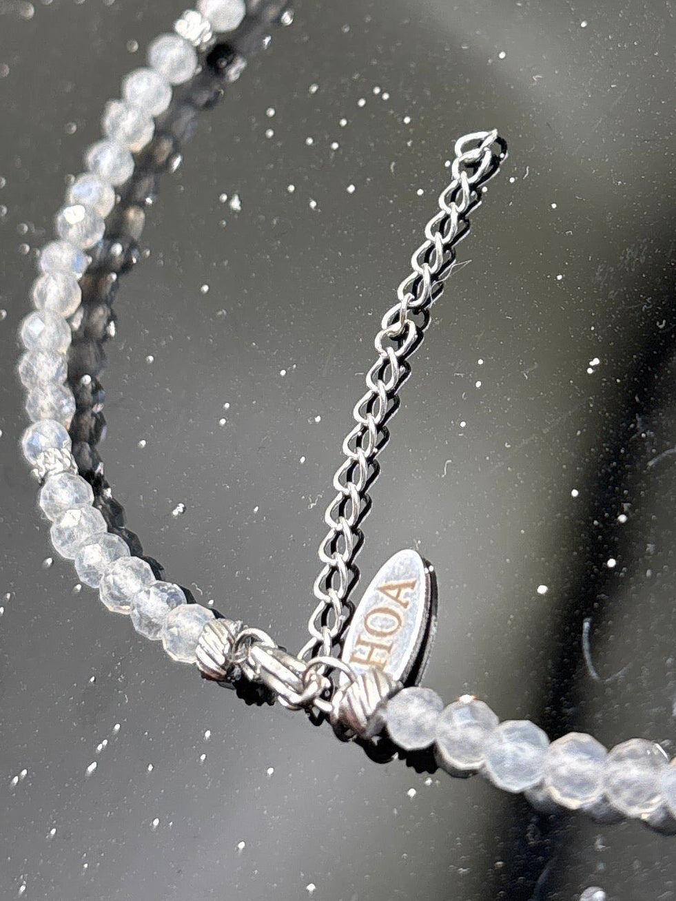 Labradorit fațetat HOA: Codul ascuns | Colier de damă